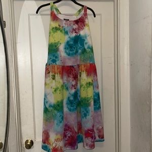 Multicolored torrid raceback dress. Size 3x